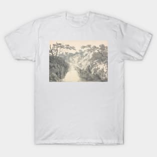 Landscape with Waterfall by J.M.W. Turner T-Shirt